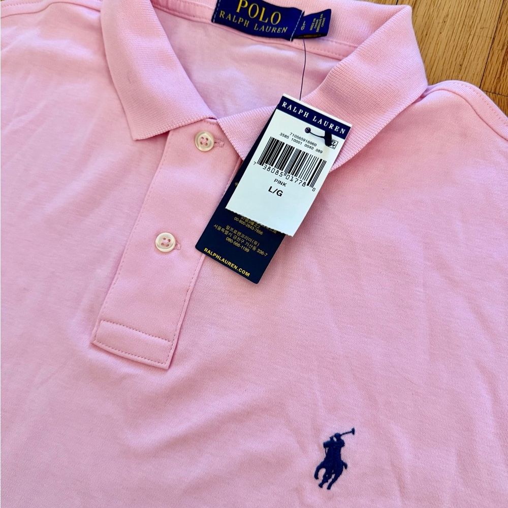 NWT Ralph Lauren Pink Polo Shirt